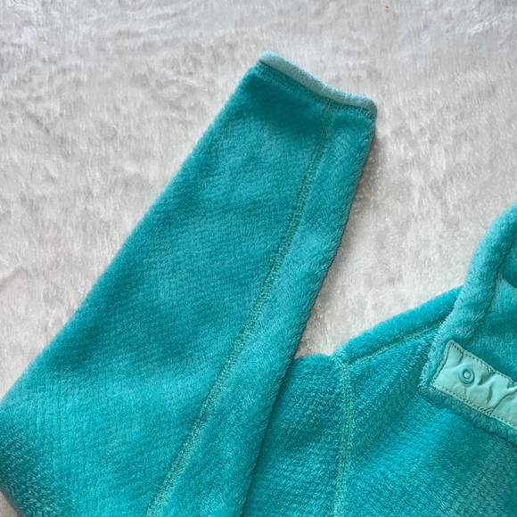 Patagonia Women's Re-Tool Snap-T Pullover Fleece Teal Small - Picture 12 of 14